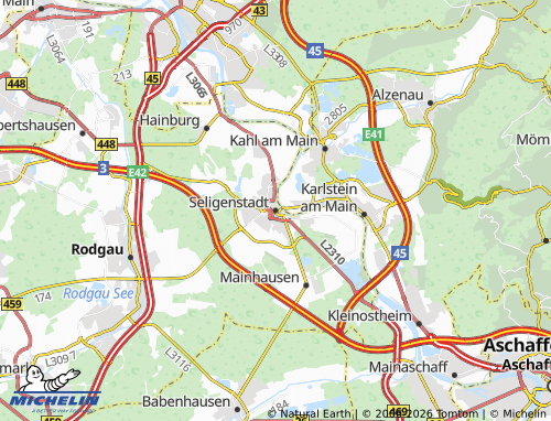Mappa MICHELIN Seligenstadt - ViaMichelin
