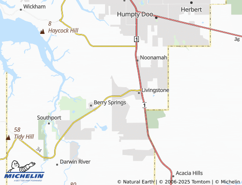 MICHELIN Weddell map - ViaMichelin