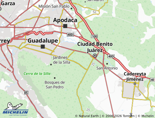Mappa MICHELIN Las Concordias - ViaMichelin