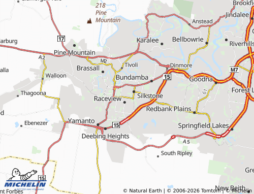 Mapa MICHELIN Eastern Heights - ViaMichelin
