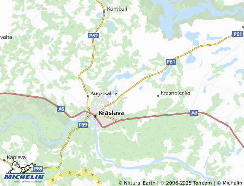 MICHELIN Ezerkalns map - ViaMichelin