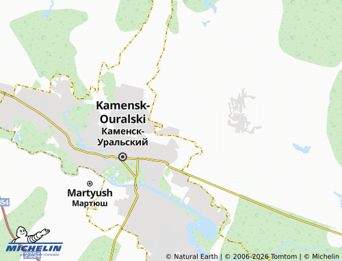 MICHELIN-Landkarte N 17 SNT - ViaMichelin