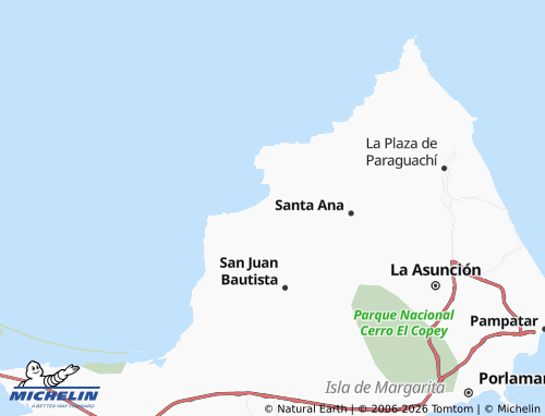 Mappa MICHELIN Juan Griego - ViaMichelin