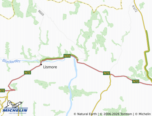 Mapa MICHELIN Cappoquin - ViaMichelin