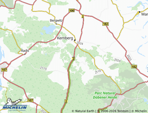 MICHELIN Lubast map - ViaMichelin