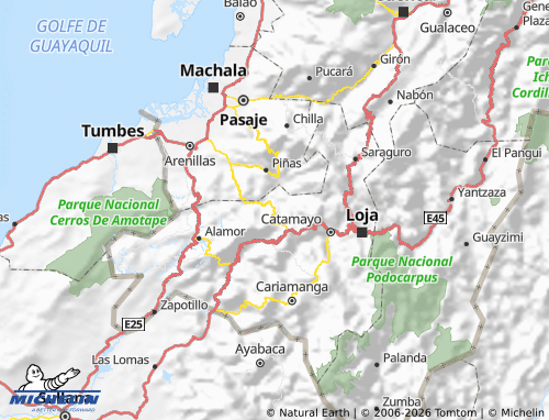 MICHELIN Chaguarpamba map - ViaMichelin
