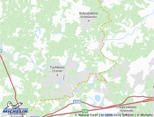 Carte MICHELIN Porech'ye - ViaMichelin