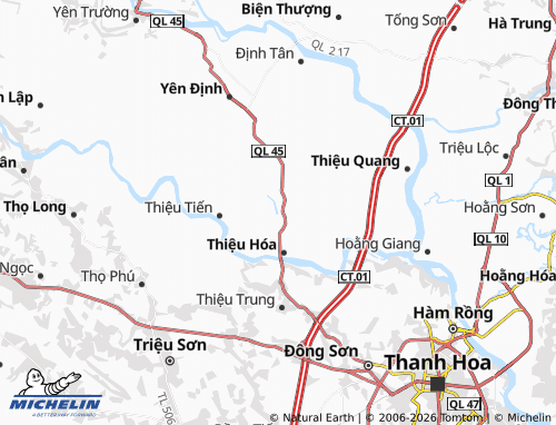 MICHELIN-Landkarte Thiệu Phú - ViaMichelin