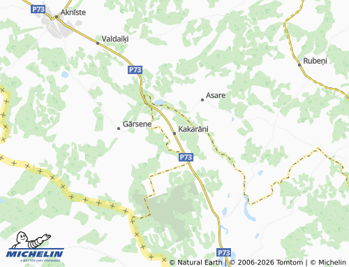 Mapa MICHELIN Kakarāni - ViaMichelin