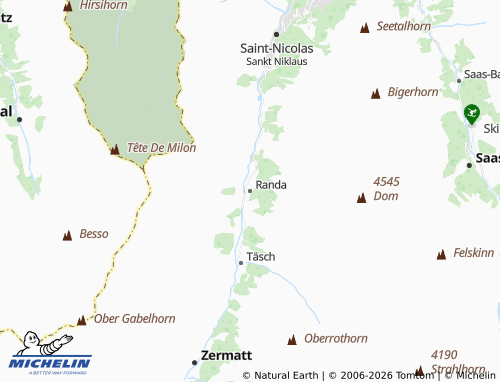 MICHELIN Randa map - ViaMichelin