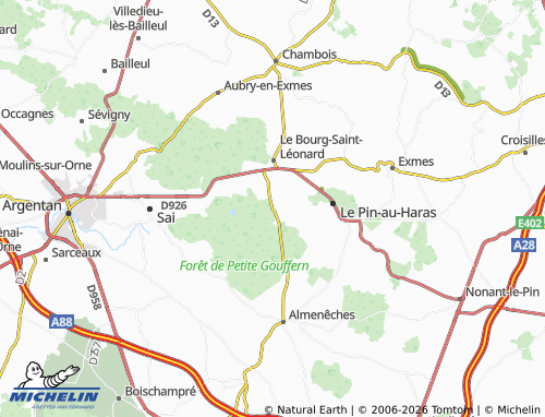 MICHELIN La Cour au Mière map - ViaMichelin