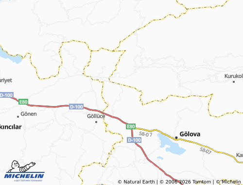 MICHELIN Gözlüce map - ViaMichelin