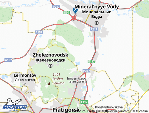 MICHELIN Novoterskiy map - ViaMichelin