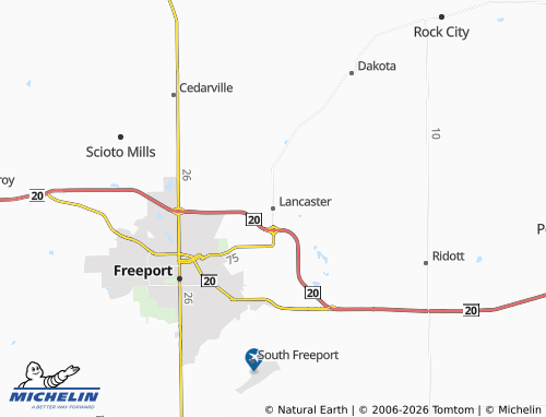 Mapa MICHELIN Lancaster - ViaMichelin