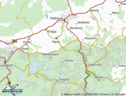 Mappa MICHELIN Schmorda - ViaMichelin