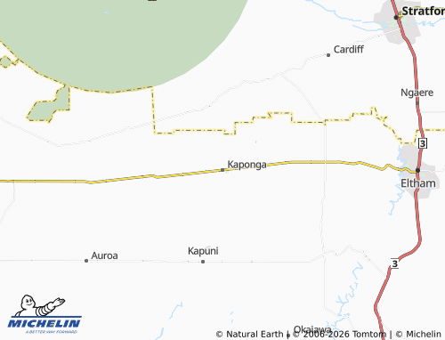 Mapa MICHELIN Kaponga - ViaMichelin