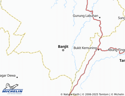 MICHELIN Bandar Agung map - ViaMichelin
