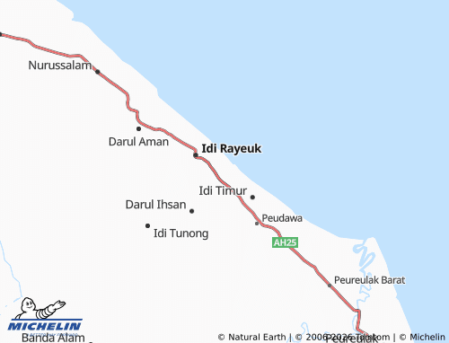 MICHELIN Seuneubok Rambong map - ViaMichelin