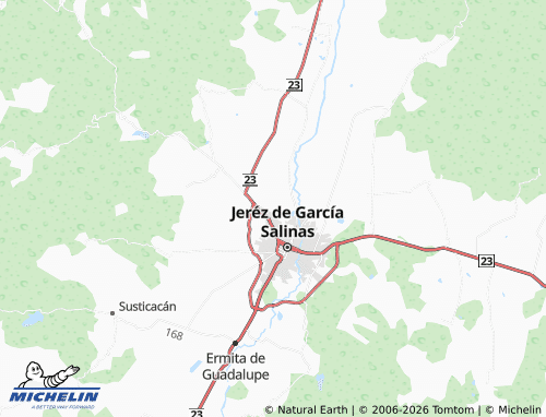 MICHELIN Valle del Norte map - ViaMichelin
