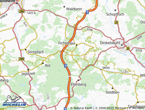 MICHELIN Matzenbach map - ViaMichelin