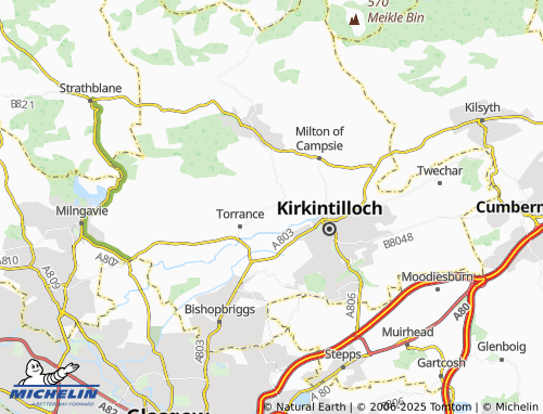 Mapa MICHELIN Carlston - ViaMichelin