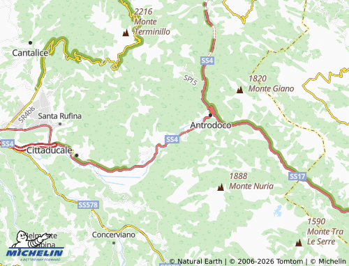 Mapa MICHELIN Ponte Basso - ViaMichelin