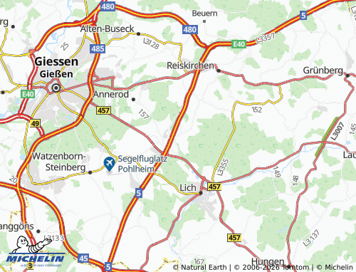 MICHELIN Albach map - ViaMichelin