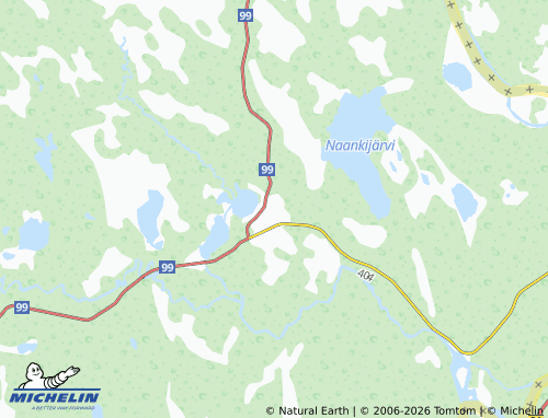 MICHELIN-Landkarte Muodoslompolo - ViaMichelin