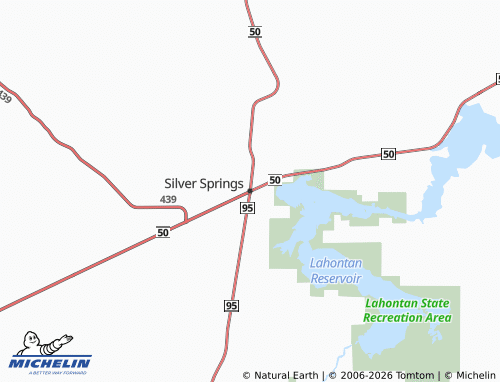 Kaart MICHELIN Silver Springs - ViaMichelin