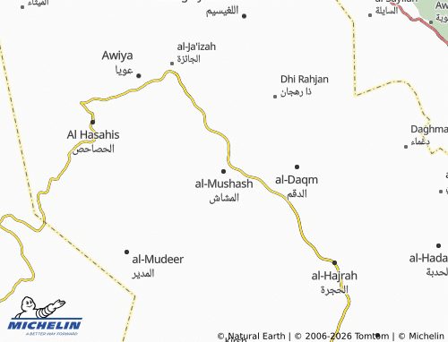 Carte MICHELIN al-Mushash - ViaMichelin