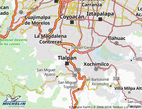 Mapa MICHELIN Villa Tlalpan - ViaMichelin