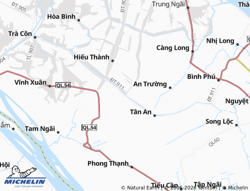 Mappa MICHELIN Thạnh Phú - ViaMichelin