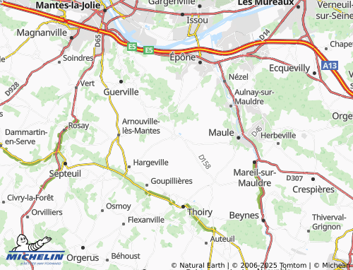 Carte MICHELIN Jumeauville - ViaMichelin