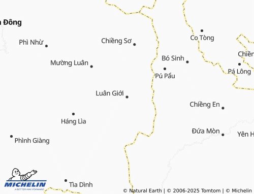MICHELIN Luân Giới map - ViaMichelin