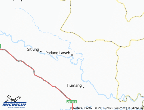 MICHELIN Padang Laweh map - ViaMichelin