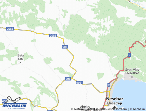 MICHELIN Orizare map - ViaMichelin