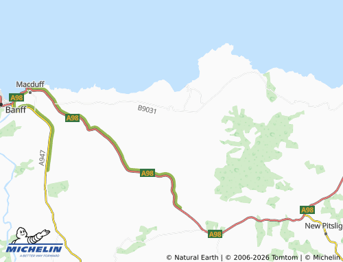 Carte MICHELIN Cushnie - ViaMichelin