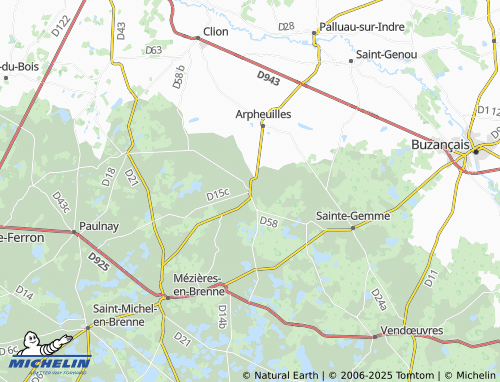 MICHELIN Saulnay map - ViaMichelin