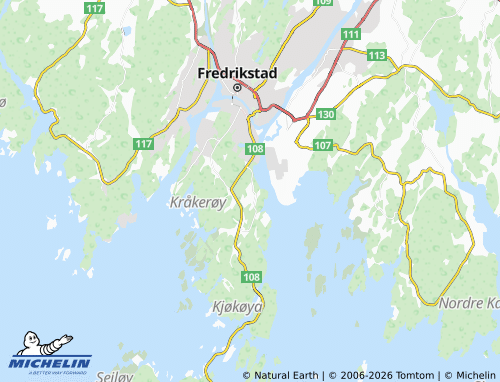 MICHELIN-Landkarte Buskogen - ViaMichelin