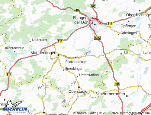 Mapa MICHELIN Rottenacker - ViaMichelin