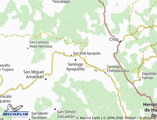 Kaart MICHELIN Santa Cruz - ViaMichelin