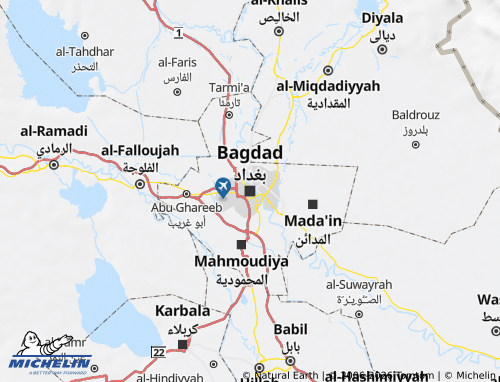MICHELIN Baghdad map - ViaMichelin