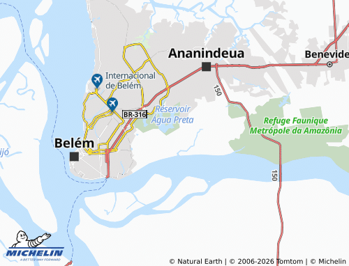 Mappa MICHELIN Curió-Utinga - ViaMichelin