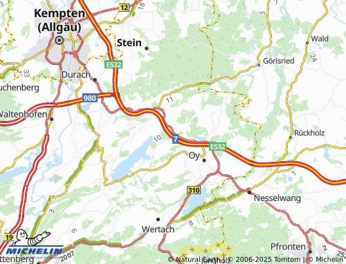 MICHELIN Oberzollhaus map - ViaMichelin