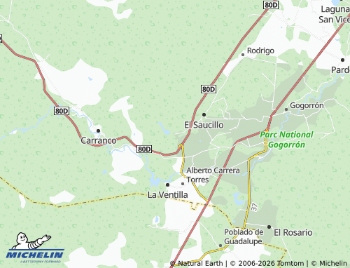 Mappa MICHELIN Estancia de Calderón - ViaMichelin