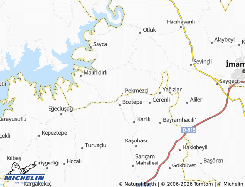 Mappa MICHELIN Pekmezci - ViaMichelin