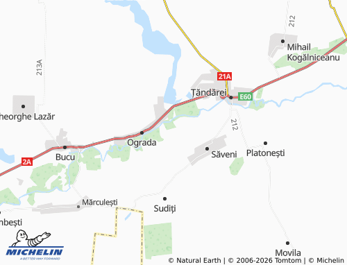 Mappa MICHELIN Frățilești - ViaMichelin