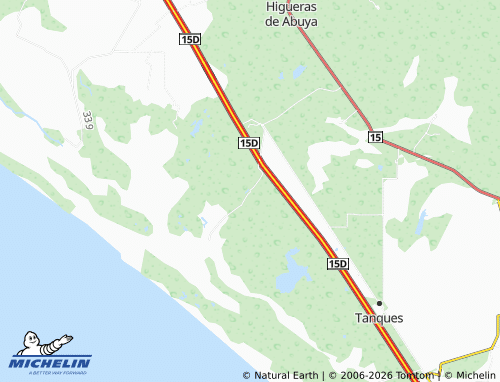 Mappa MICHELIN Laguna de Canachi - ViaMichelin