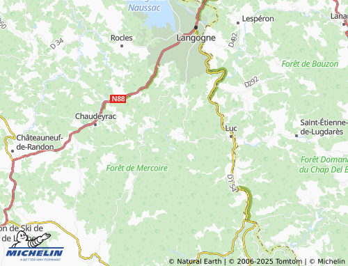 MICHELIN Espradels map - ViaMichelin