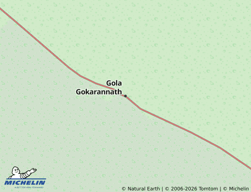 Mappa MICHELIN Gola Gokarannath - ViaMichelin
